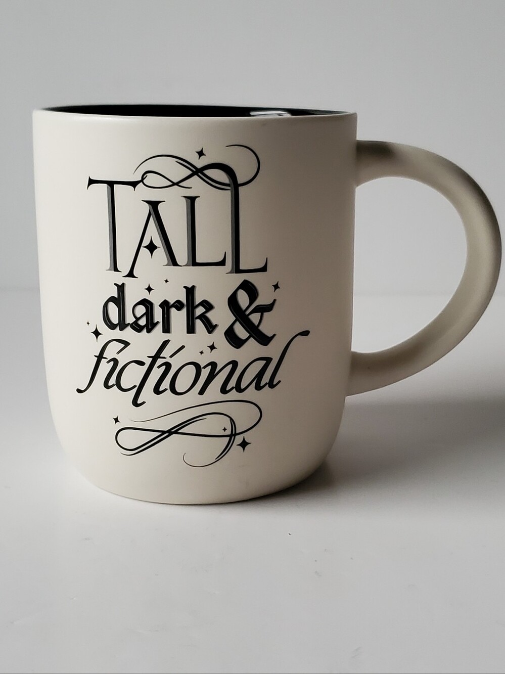 Indigo Tall Dark And Fictional White And Black Mug Coffee Cup